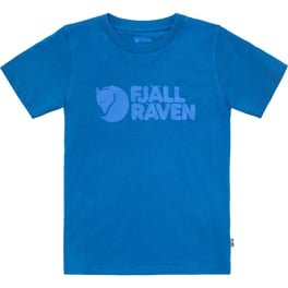 Fjällräven Kids Fjällräven Logo T-shirt Children’s Kids tops Blue Main Front 49311