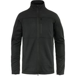 Fjällräven Abisko Lite Fleece Jacket M Men’s Trekking jackets Black Main Front 59296