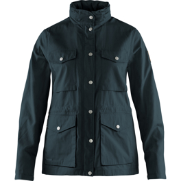 Fjällräven Räven Jacket W Women’s Outdoor jackets Blue Main Front 25961