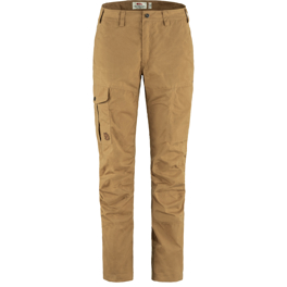 Fjällräven Karla Pro Trousers Curved W Women’s Outdoor trousers Brown, Yellow Main Front 56466