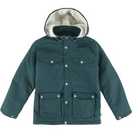 Fjällräven Kids Greenland Winter Jacket Children’s Kids jackets Blue Main Front 56492